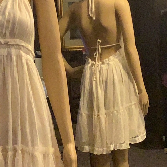 BOHEMIAN TIERED MINI DRESS - Picture 7 of 9